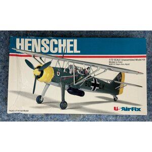 USAirFix 1:72 WWII Henschel Hs126 Vintage Model Airplane #30060 NEW IN OPEN BOX